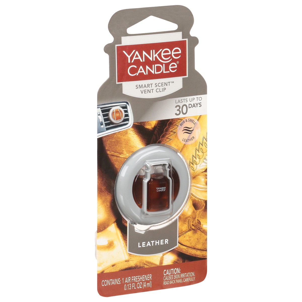 slide 2 of 9, Yankee Candle Vent Clip Leather, 0.13 oz
