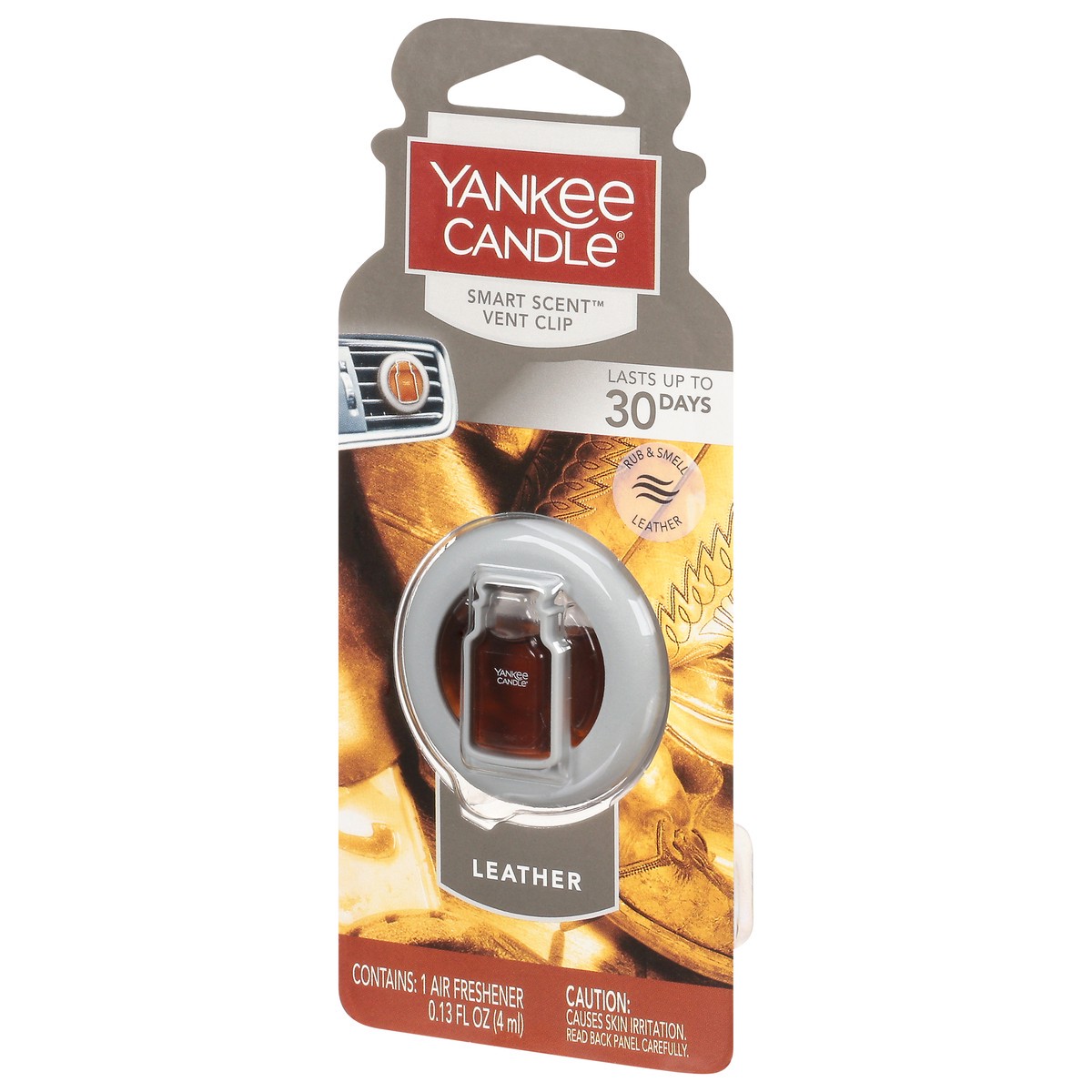 slide 3 of 9, Yankee Candle Vent Clip Leather, 0.13 oz