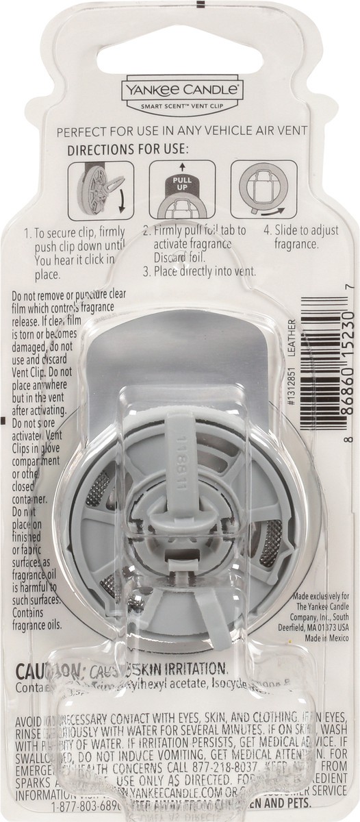 slide 5 of 9, Yankee Candle Vent Clip Leather, 0.13 oz