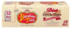 Pennsylvania Dutch Caffeine Free Diet Birch Beer Soda - 12-12 Fz