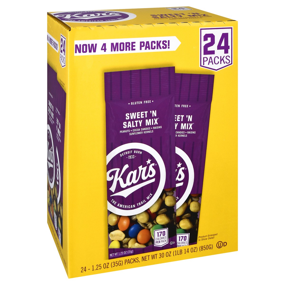 slide 3 of 13, Kar's 24 Packs Sweet 'n Salty Mix 24 - 1.25 oz Packs, 24 ct