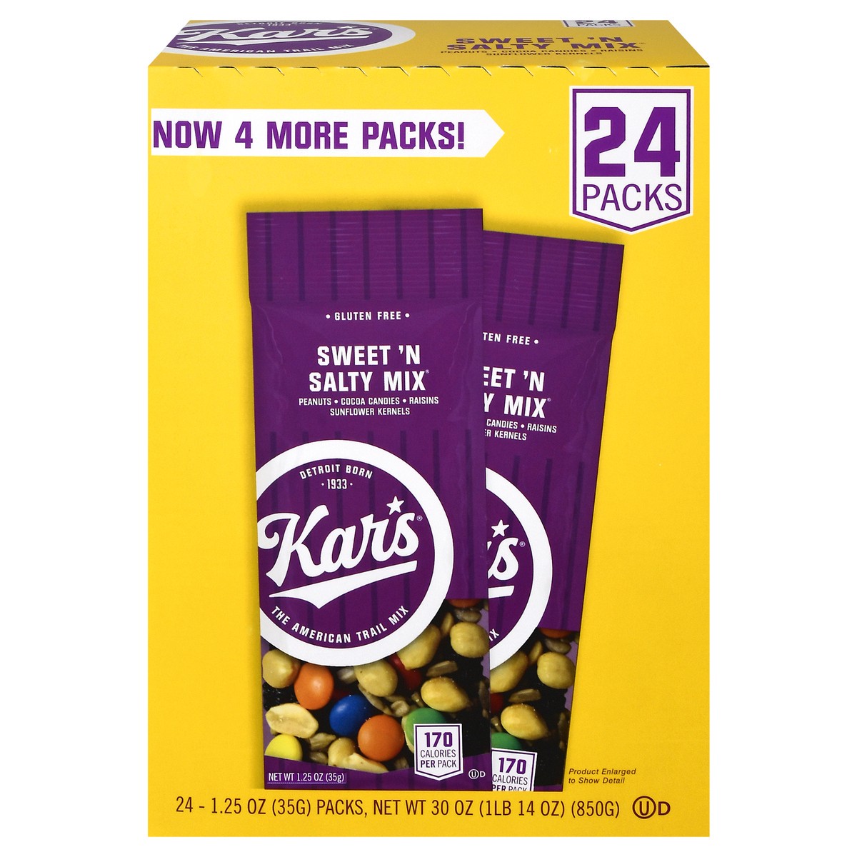 slide 6 of 13, Kar's 24 Packs Sweet 'n Salty Mix 24 - 1.25 oz Packs, 24 ct