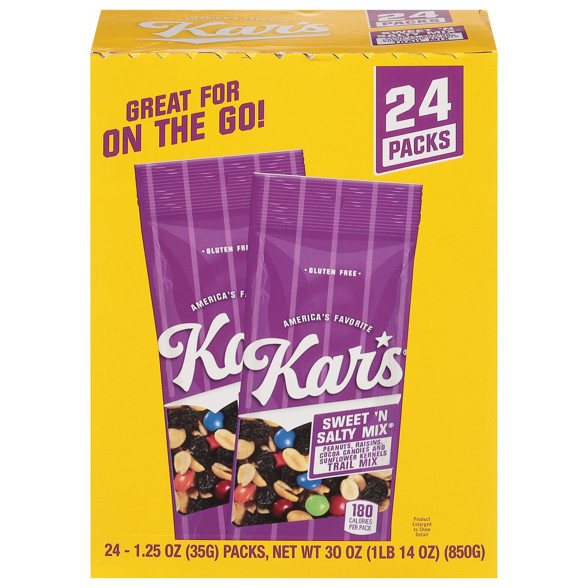 slide 1 of 13, Kar's Sweet 'N Salty Mix Trail Mix 24 - 1.25 oz Packs, 24 ct