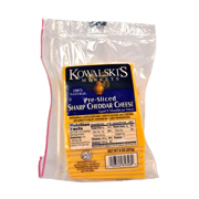 slide 1 of 1, Kowalski's Sliced Sharp Cheddar, 8 oz
