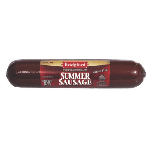 slide 1 of 1, Bridgford® summer sausage, original, 16 oz