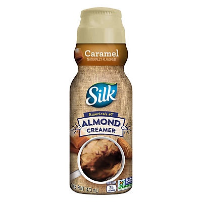 slide 1 of 7, Slik Silk Caramel Almond Creamer, 16 oz