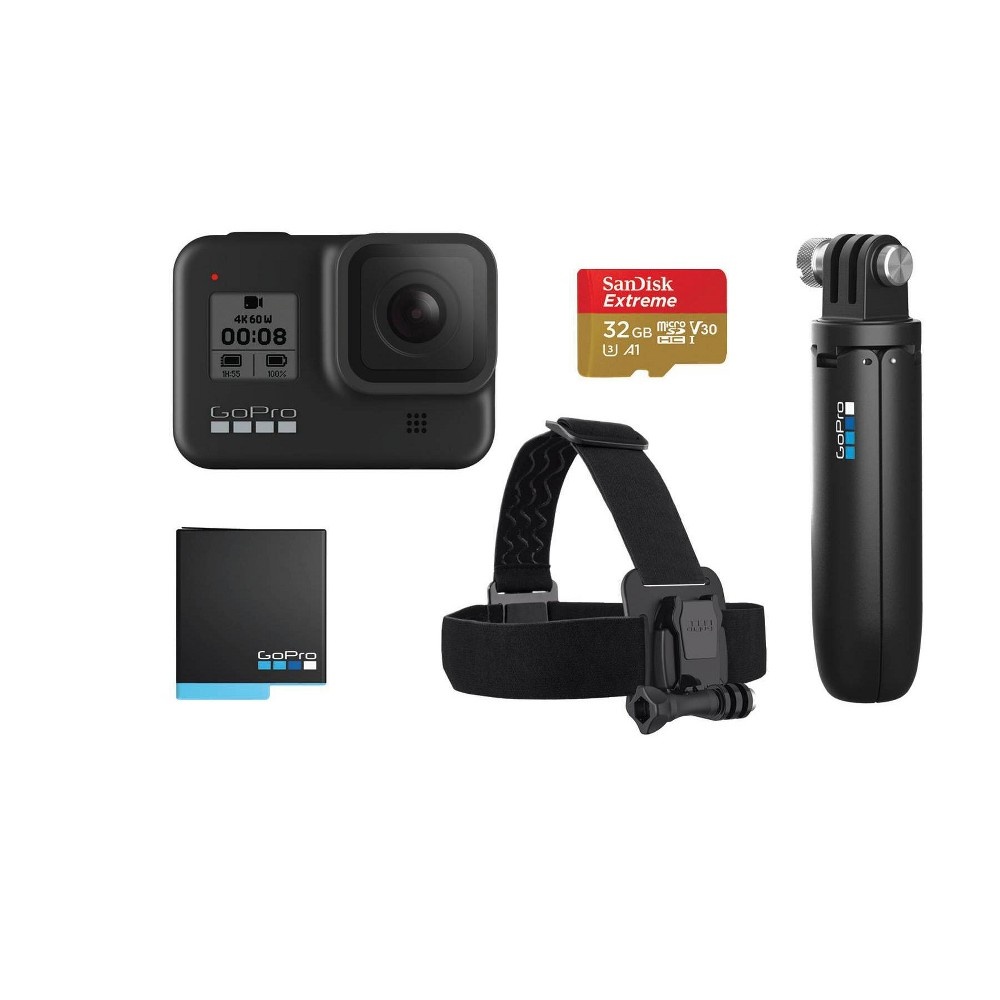 slide 5 of 8, GoPro HERO8 Holiday Bundle, 1 ct