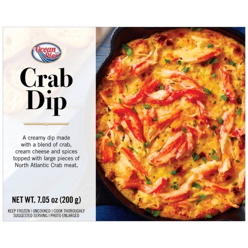 slide 1 of 1, Ocean Pier frozen crab dip, 7.06 oz