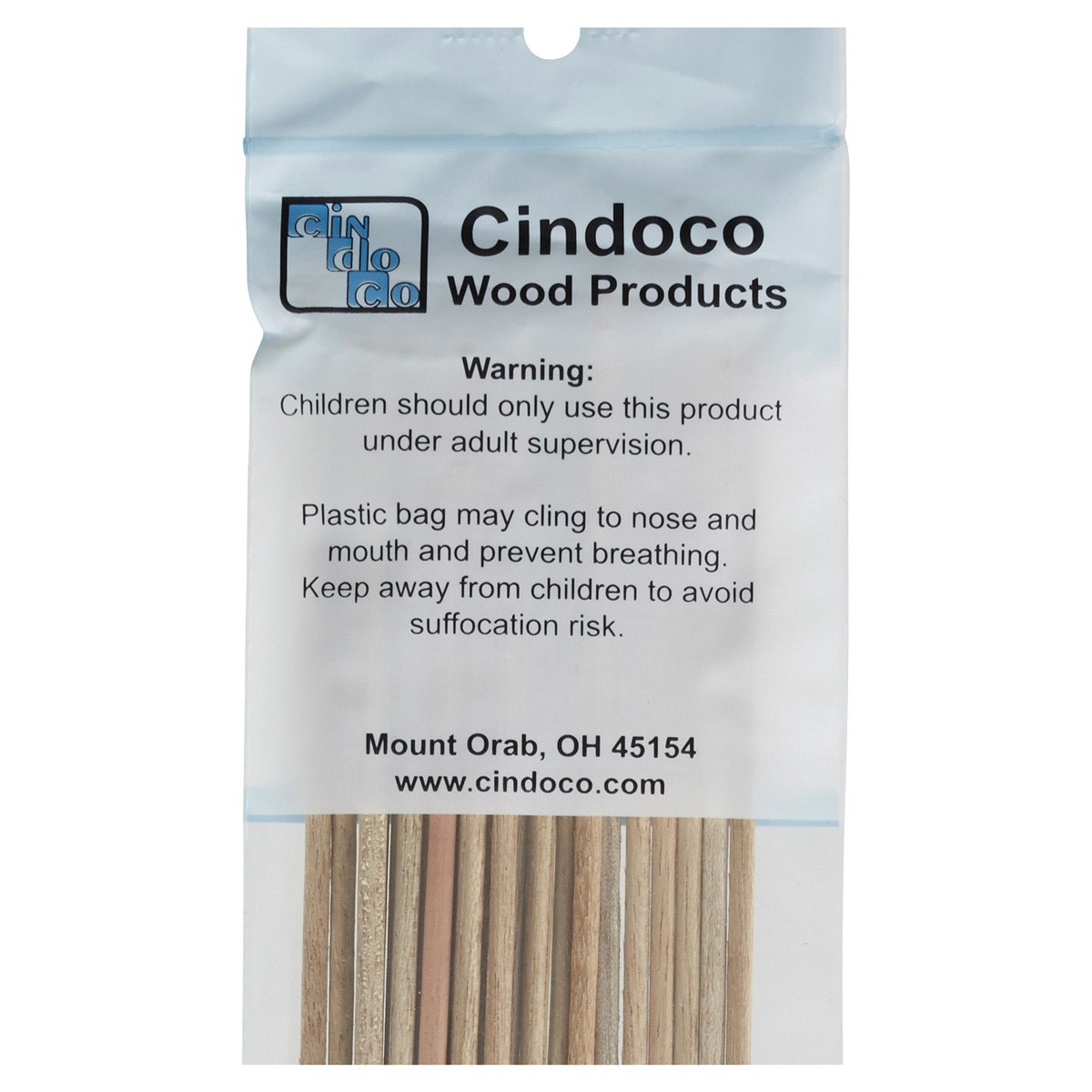 slide 2 of 2, Cindoco Packaged Dowels 1/8" X 12" 22/pk, 1/8 inx12 in