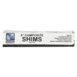 Cindoco Composite Shims 200f Brown 8 Inch