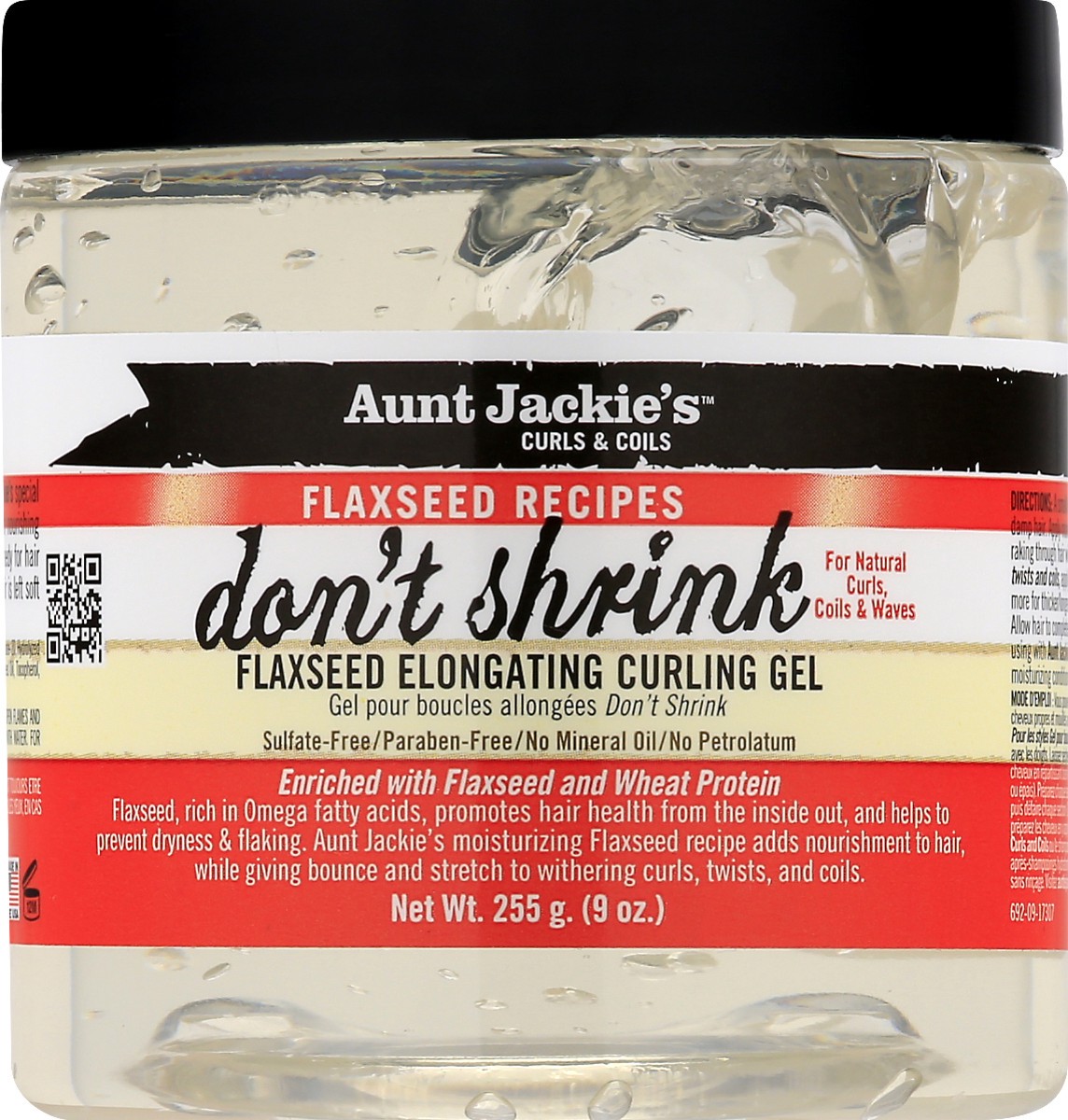 slide 1 of 9, Aunt Jackie'S Flaxseed Curl Gel, 255 g