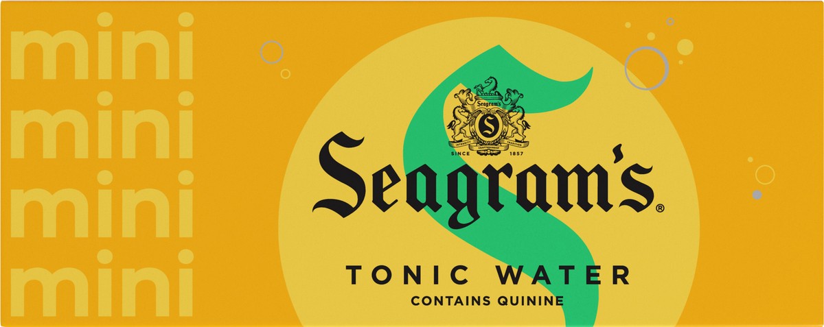slide 9 of 9, Seagram's Seagrams Tonic Fridge Pack Cans, 7.5 fl oz, 10 Pack, 10 ct