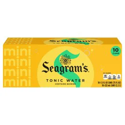 Seagram's Tonic Fridge Pack Cans, 7.5 fl oz, 10 Pack