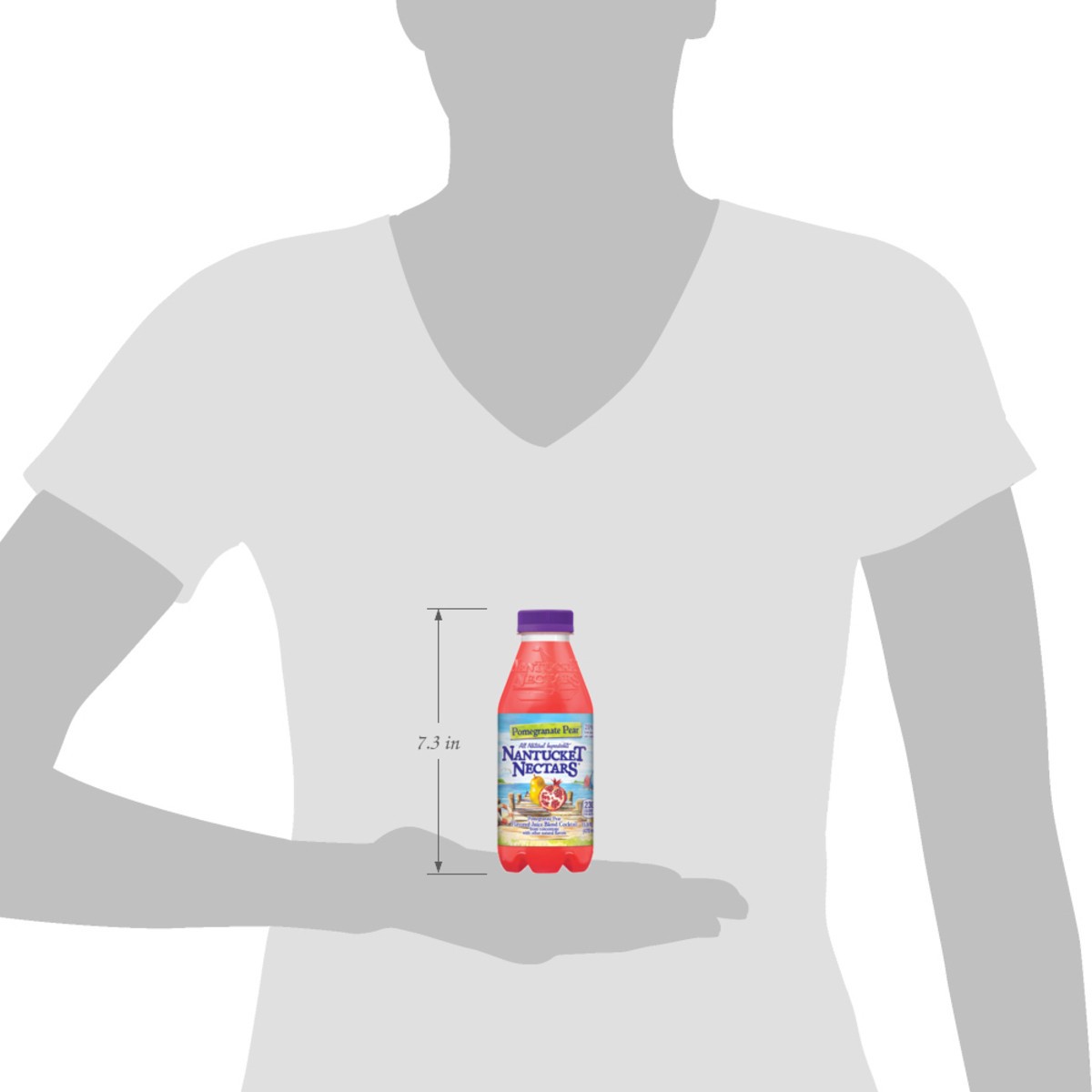 slide 8 of 13, Nantucket Nectars Pomegranate Pear, 15.9 fl oz bottle, 15.90 fl oz