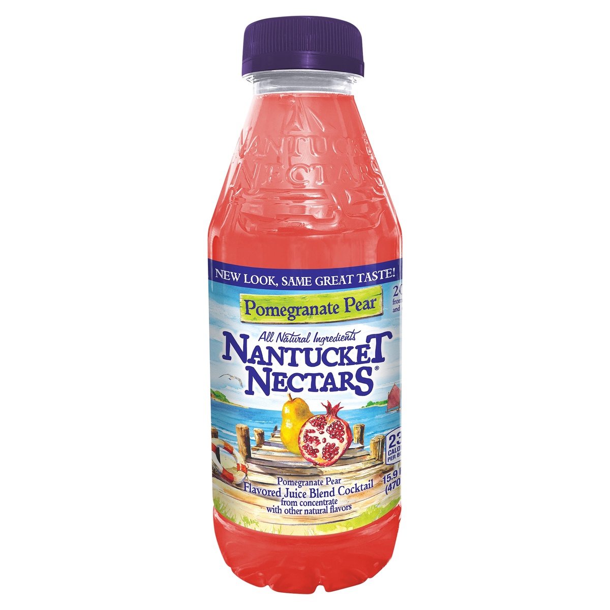 slide 1 of 1, Nantucket Nectars Pomegranate Pear- 15.9 fl oz, 15.9 fl oz