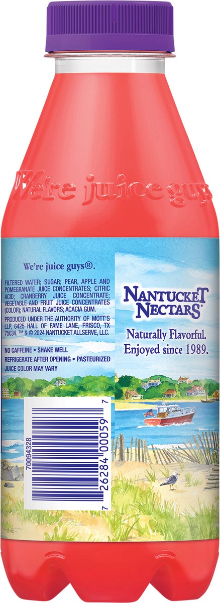 slide 13 of 13, Nantucket Nectars Pomegranate Pear, 15.9 fl oz bottle, 15.90 fl oz