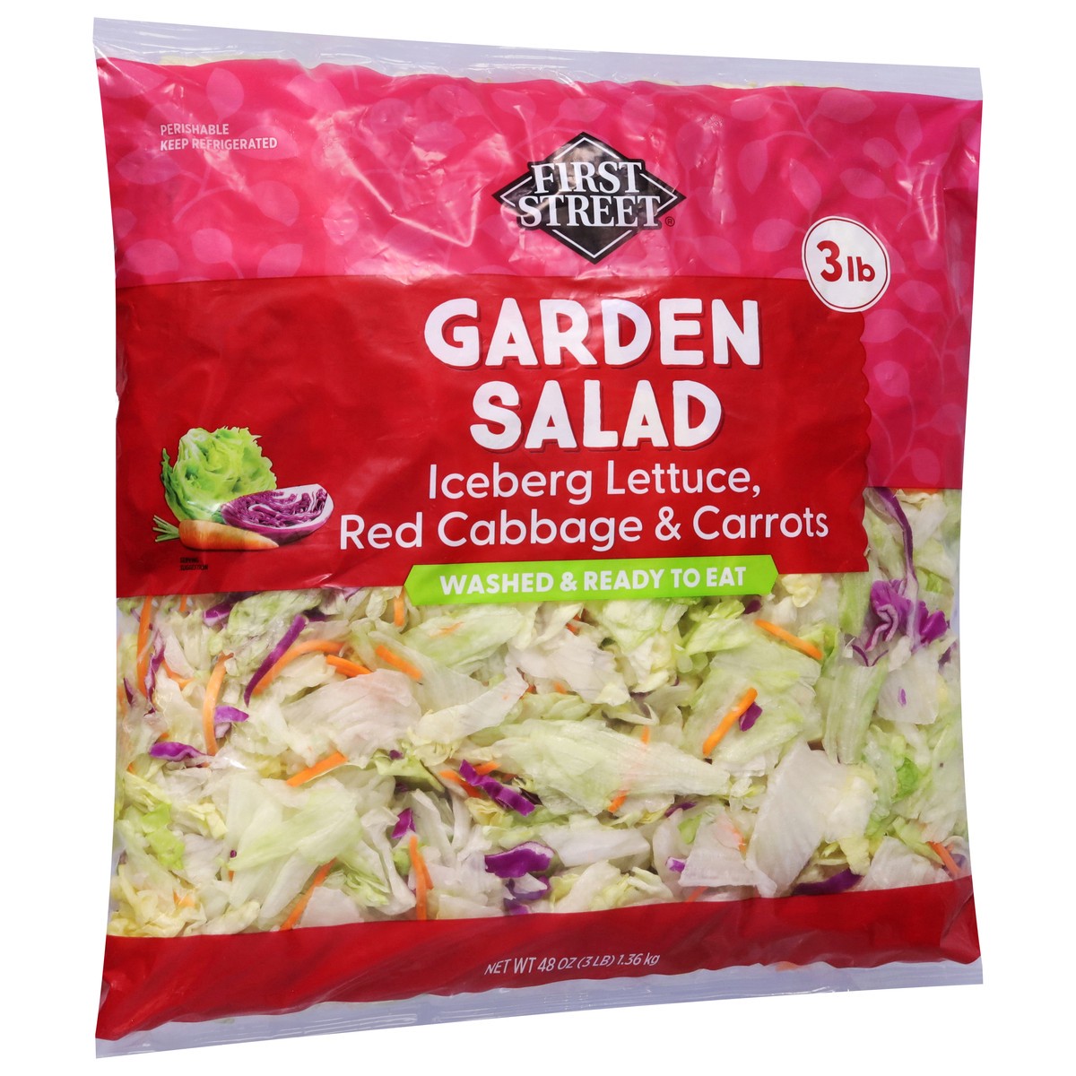 slide 10 of 14, First Street Garden Salad, 3 lb
