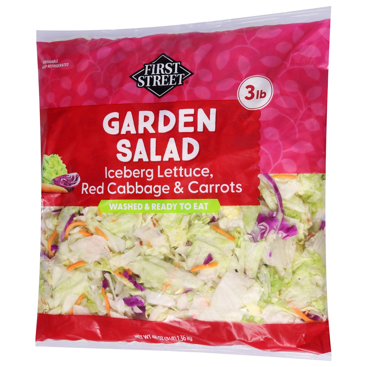 slide 12 of 14, First Street Garden Salad, 3 lb