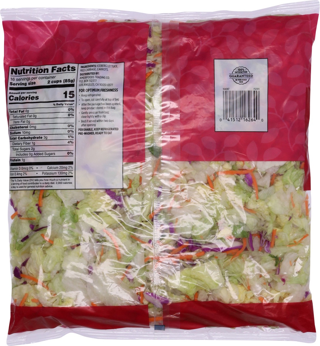 slide 13 of 14, First Street Garden Salad, 3 lb