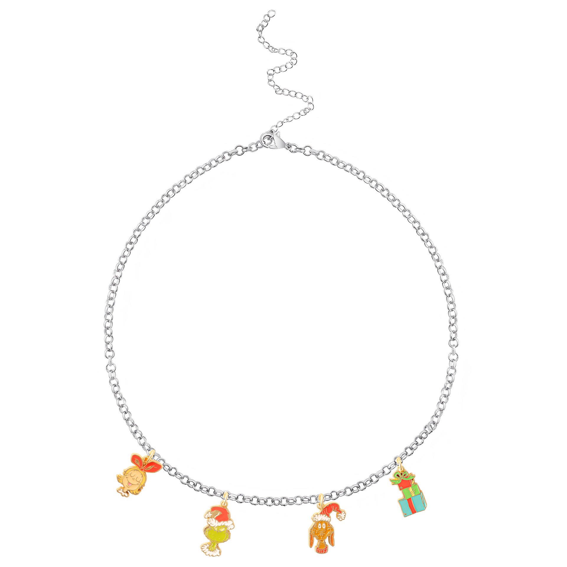 slide 3 of 3, Dr. Seuss The Grinch Enamel Charm Set, 0.92 in x 0.4 in x 0.06 in