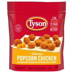 Tyson Cheesy Popcorn Chicken, Fully Cooked