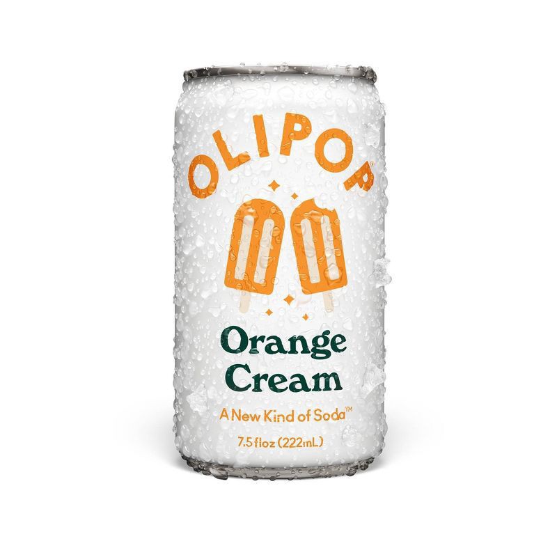 slide 3 of 6, Olipop Orange Cream Mini Soda 6 - 7.5 fl oz Cans, 6 ct