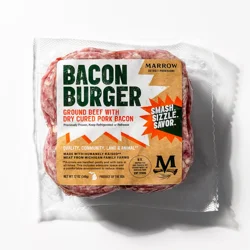 Marrow Burger Bacon 12 oz
