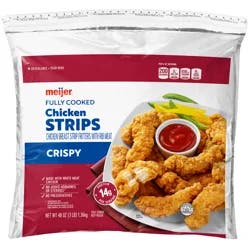 Meijer Chicken Crispy Strips 48 Oz
