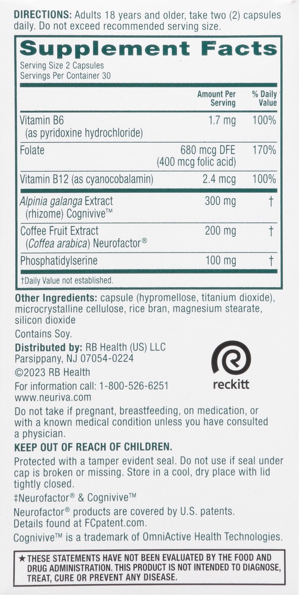 slide 10 of 12, Neuriva Ultra Brain Health 60 Capsules, 60 ct