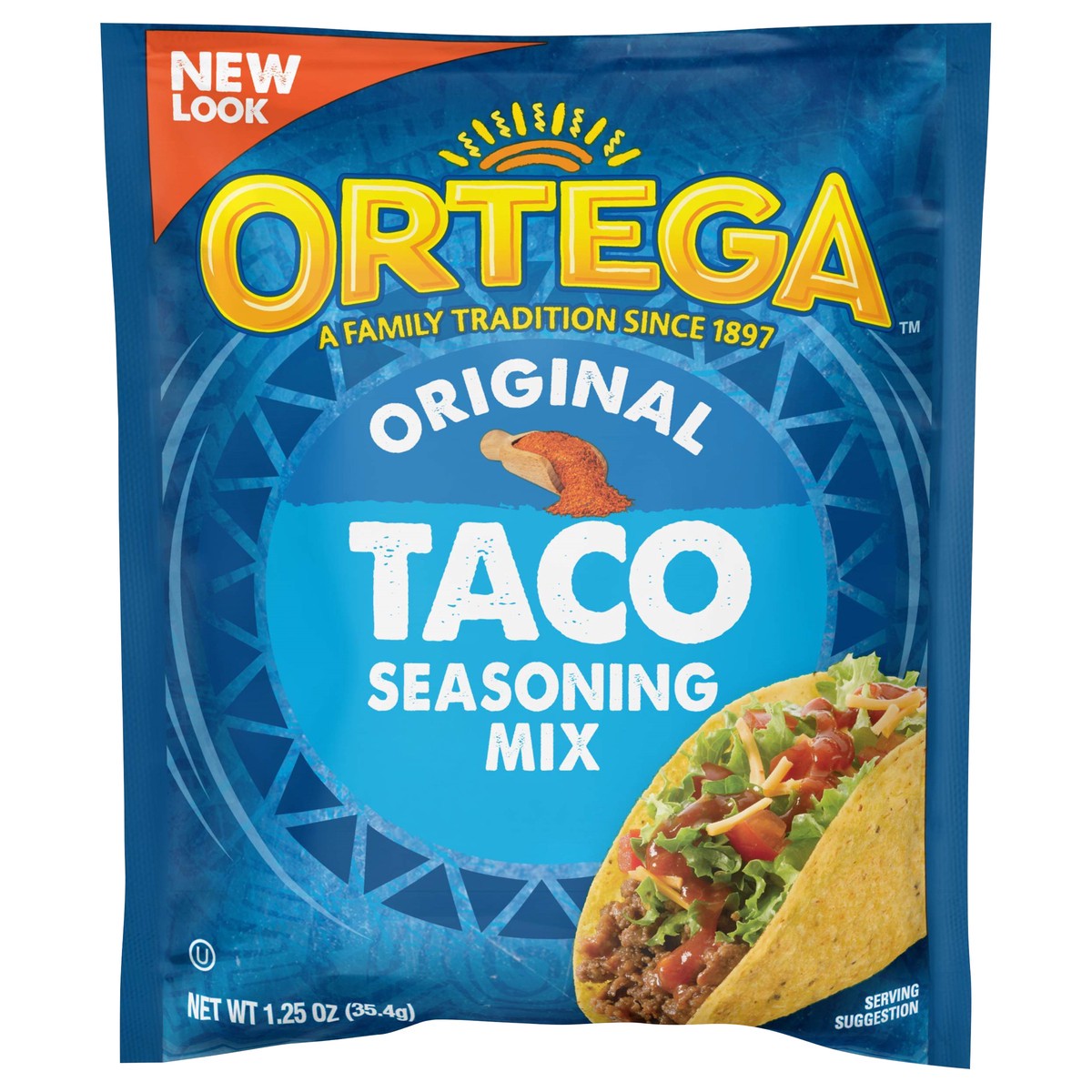 slide 1 of 7, Ortega Original Taco Seasoning Mix 1.25 oz, 1.25 oz