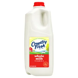 Country Fresh Whole Vitamin D Milk 64 oz Half Gallon