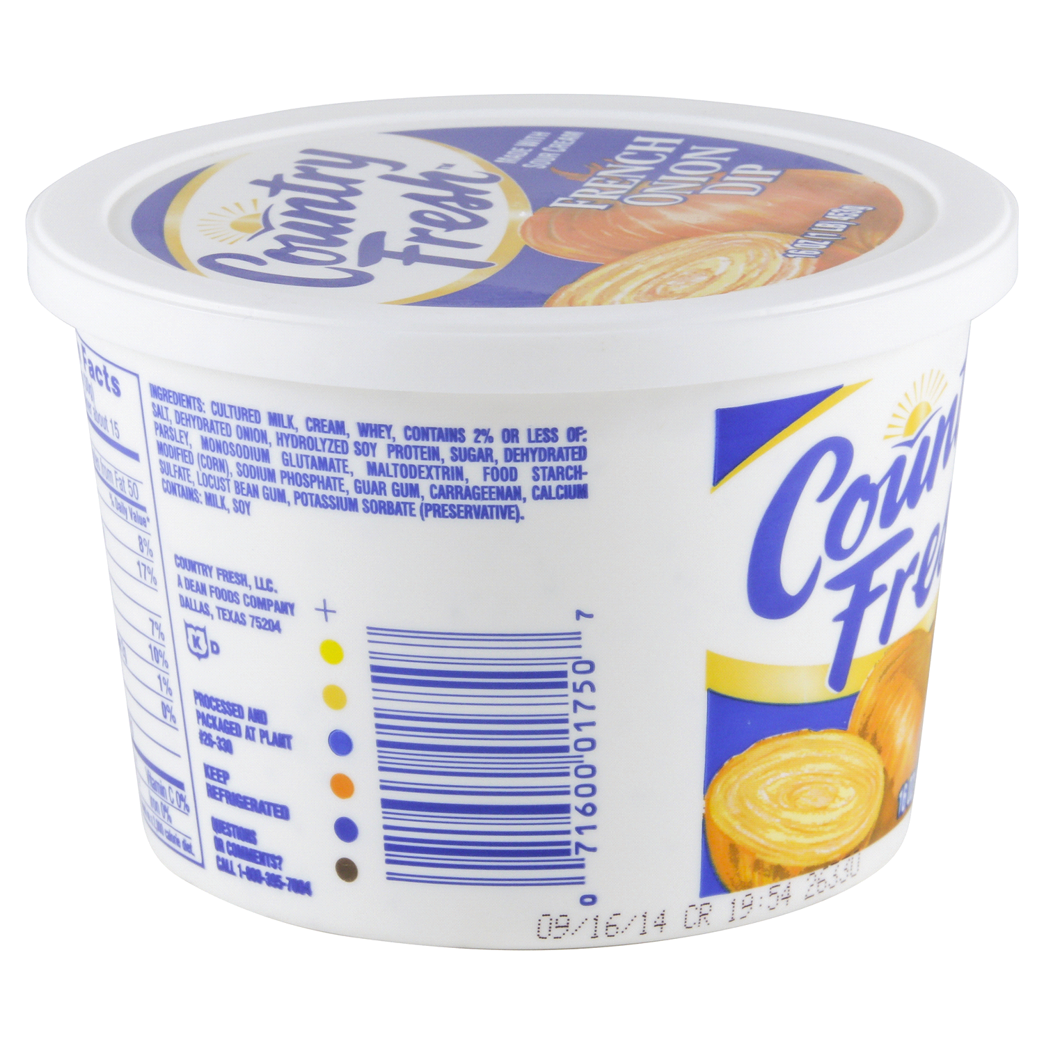 slide 2 of 4, Country Fresh French Onion Dip 16 oz, 16 oz
