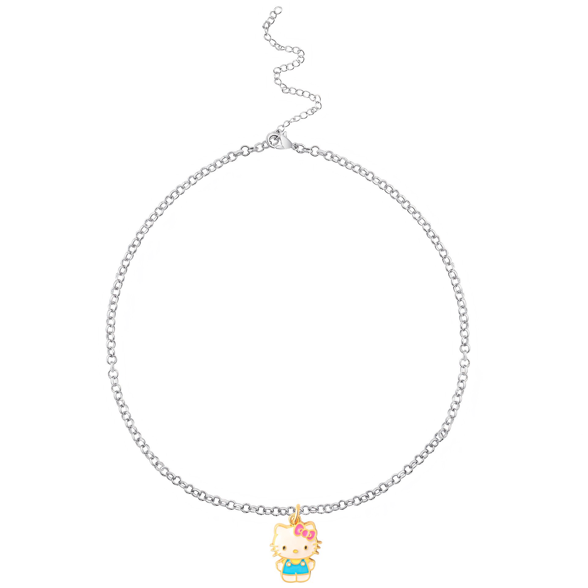 slide 3 of 3, Hello Kitty Classic Enamel Charm, 0.93 in x 0.49 in x 0.13 in