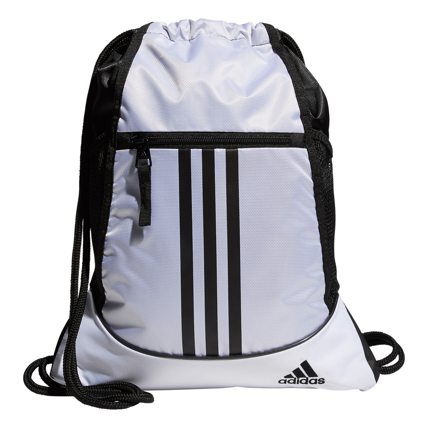 slide 1 of 2, Adidas Alliance Ii Sackpack - White/black, 1 ct
