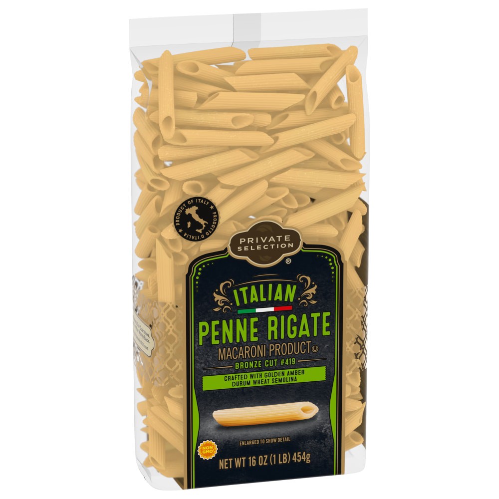 slide 1 of 3, Private Selection Italian Penne Rigate, 16 oz