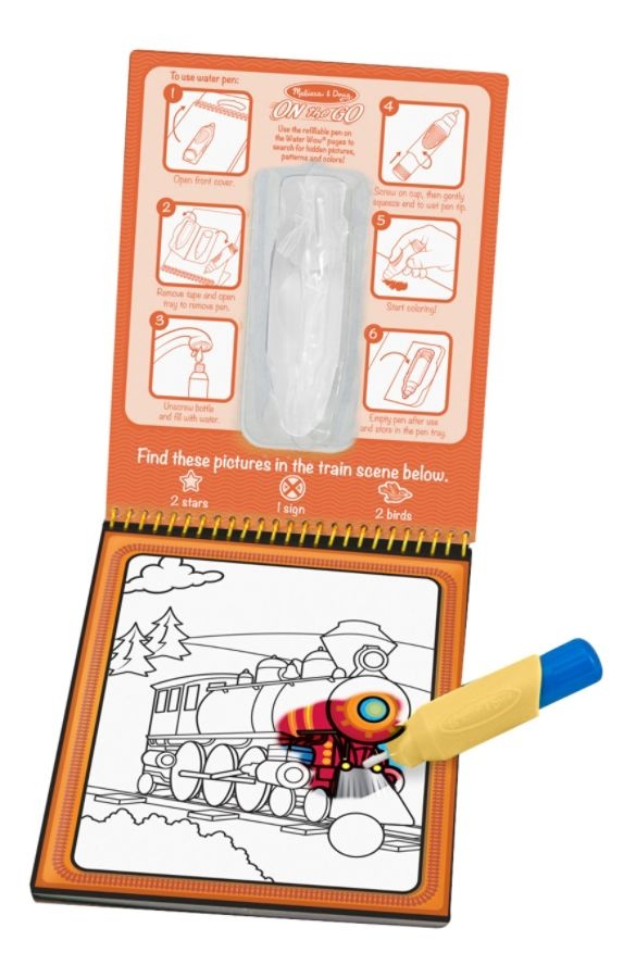 slide 2 of 2, Melissa & Doug Water Wow! On-the-Go Water Reveal Pad Activity Book, 1 ct