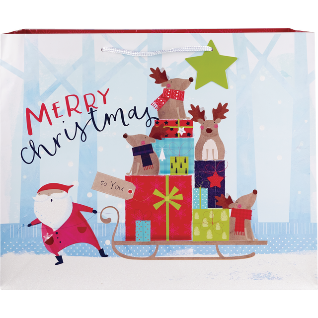 slide 1 of 1, Super Jumbo Vogue Gift Bag Ast, 1 ct