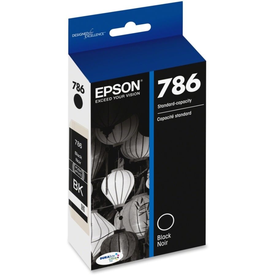 slide 2 of 2, Epson Durabrite Ultra T786120-S Black Ink Cartridge, 1 ct