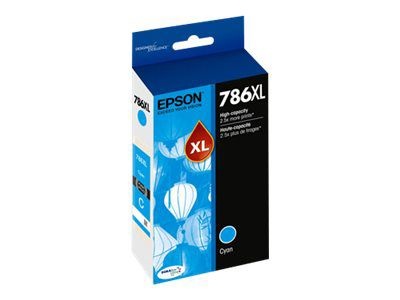 slide 2 of 2, Epson Durabrite Ultra T786Xl220-S High-Yield Cyan Ink Cartridge, 1 ct