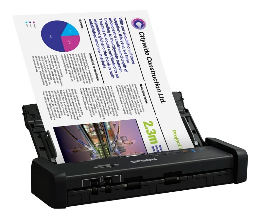 slide 9 of 10, Epson Workforce Es-200 Portable Duplex Document Scanner With Adf, 1 ct