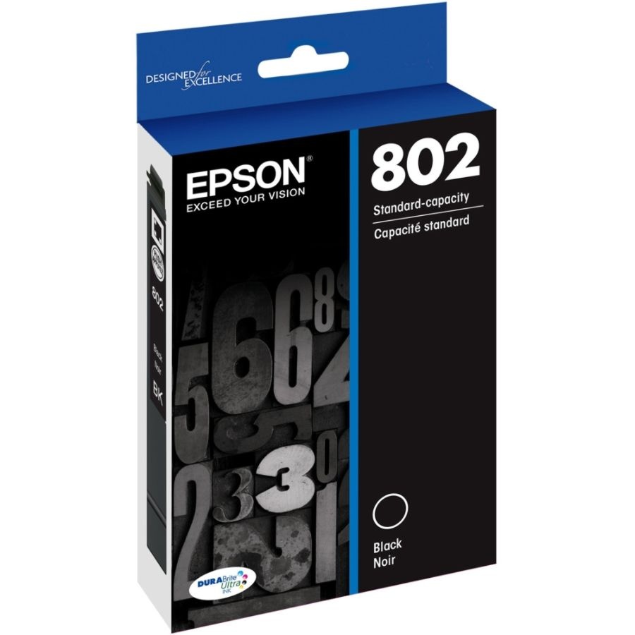 slide 3 of 3, Epson Durabrite Ultra T802120-S Black Ink Cartridge, 1 ct