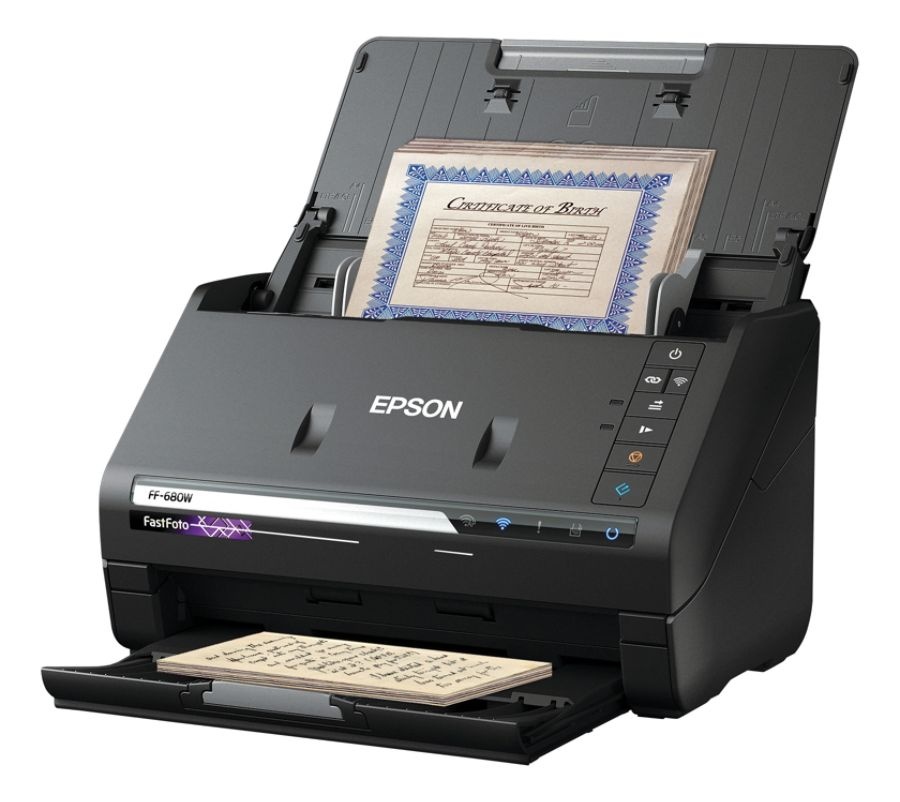 slide 5 of 10, Epson Fastfoto Ff-680W Wireless Color High-Speed Photo And Document Scanning System, 1 ct