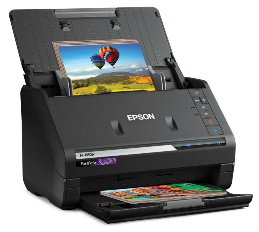 slide 3 of 10, Epson Fastfoto Ff-680W Wireless Color High-Speed Photo And Document Scanning System, 1 ct