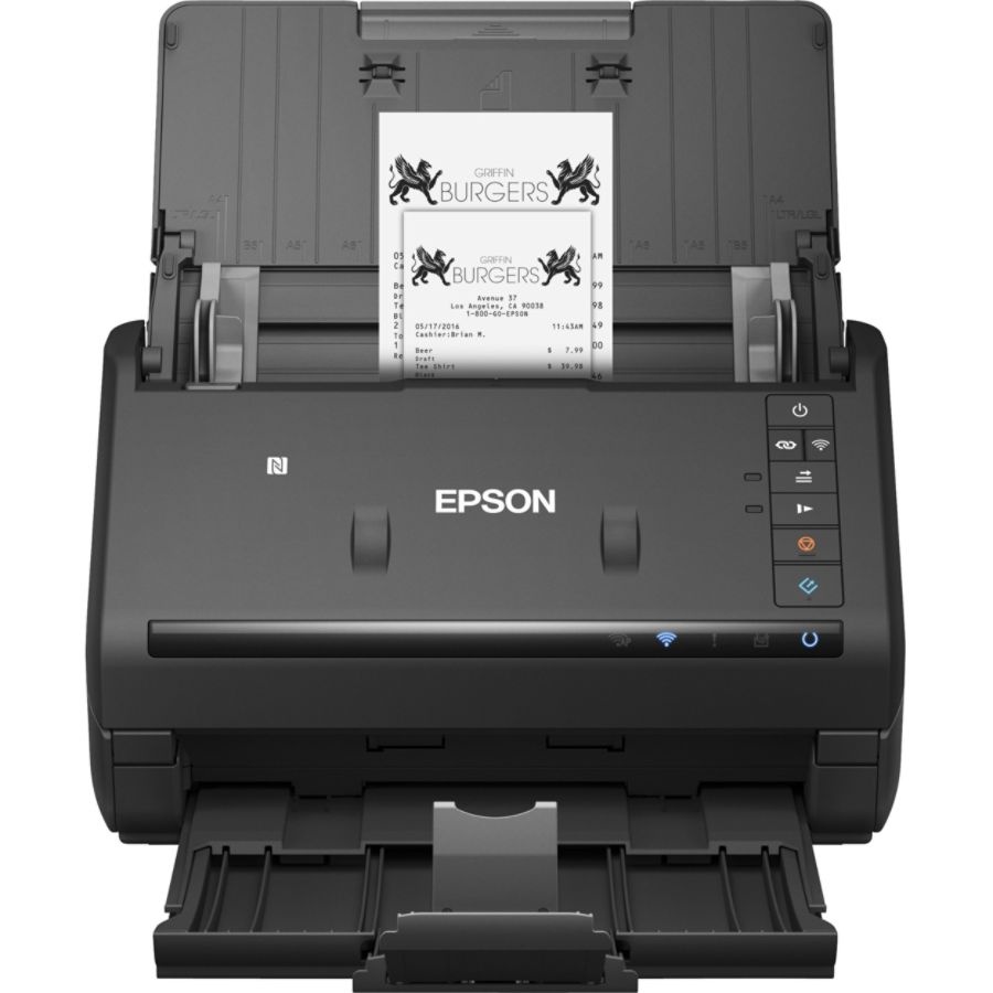 slide 9 of 10, Epson Workforce Es-500Wr Wireless Color Document Scanner: Accounting Edition, 1 ct