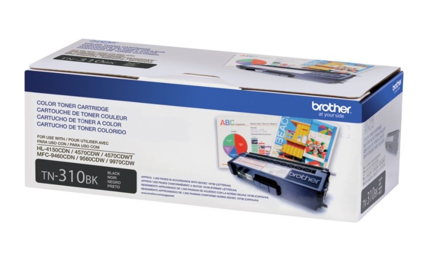 slide 2 of 9, Brother Tn-310Bk Black Toner Cartridge, 1 ct