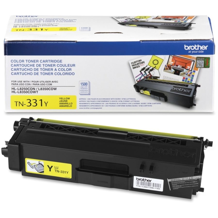 slide 2 of 4, Brother TN331Y Toner - Yellow (BRTTN331Y), 1 ct