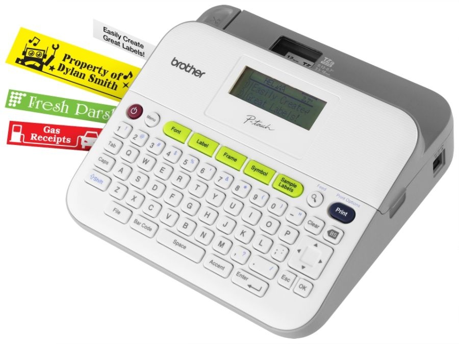 slide 3 of 4, Brother P-Touch Compact Label Maker, Ptd400, 1 ct