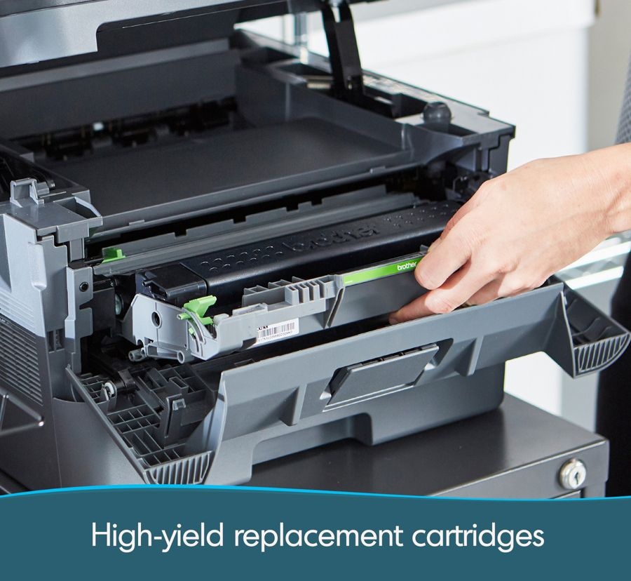 slide 6 of 10, Brother Mfc-L2710Dw Compact Wireless Monochrome Laser All-In-One Printer, Scanner, Copier, Fax, 1 ct