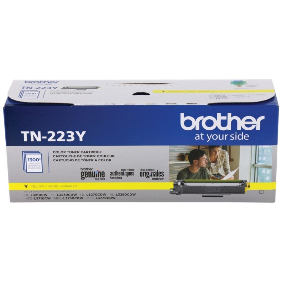 slide 5 of 7, Brother Genuine Tn-223Y Yellow Toner Cartridge, 1 ct