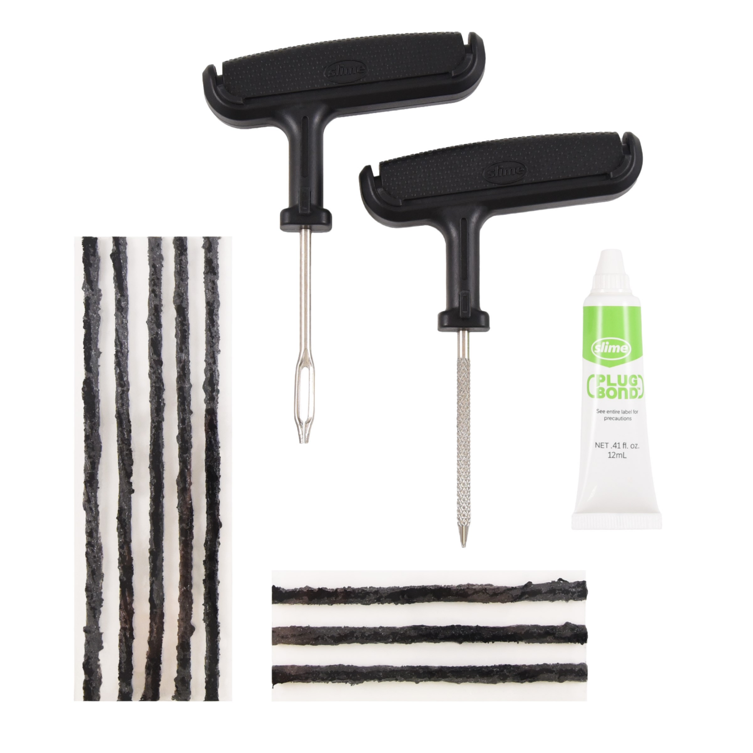 slide 3 of 3, Slime Deluxe Tire Plug Kit, 1 ct